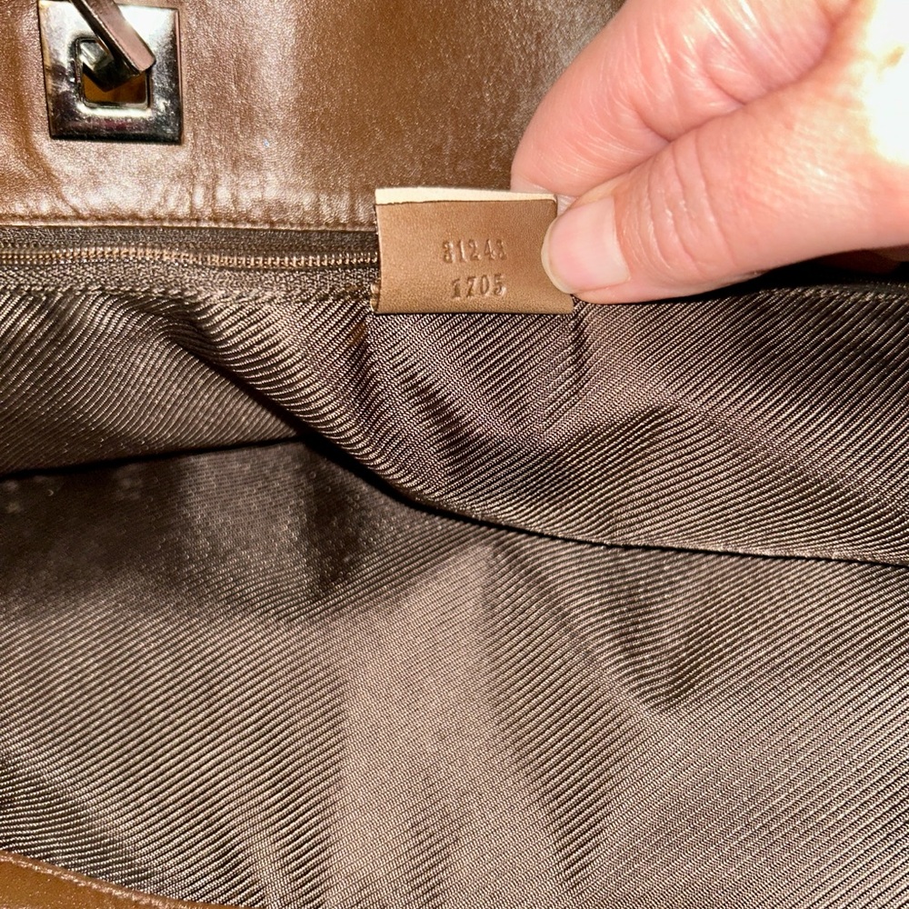 Gucci Vintage Authentic GG Monogram Vertical Tote Bag.  Excellent Condition - Picture 12 of 16